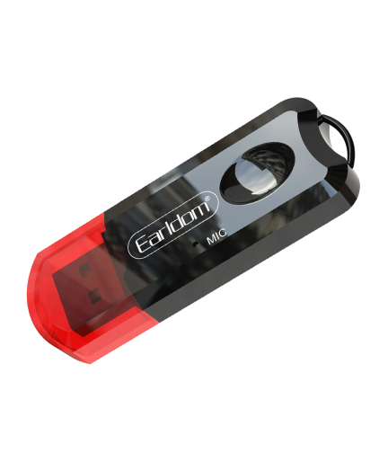 Bluetooth аудио приемник Earldom ET-M24, USB, Черен – 14969