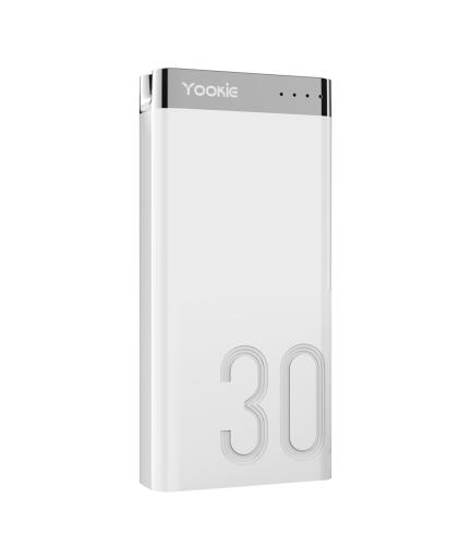 Преносима батерия Yookie YO13. 30000mAh, Бял - 87062