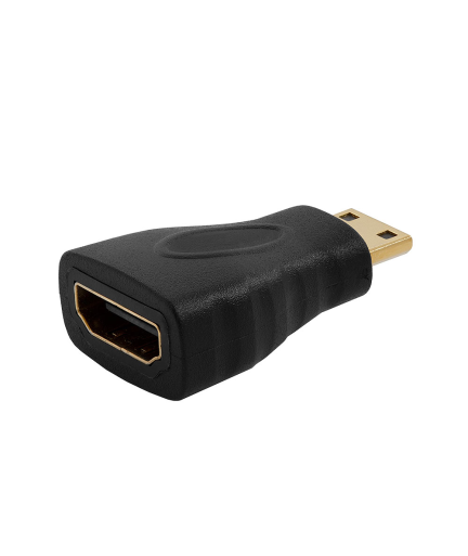 Преходник No brand, HDMI F към Mini HDMI, Черен - 17128