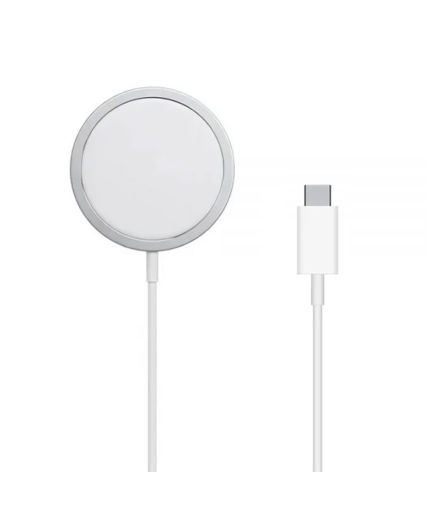 Безжично зарядно устройство WiWu M5 MagSafe, Qi, 15W, Бял - 17735