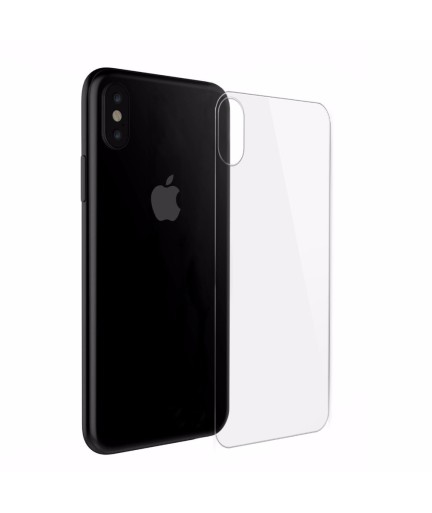 Стъклен протектор за дисплей и гръб, Remax Caesar, за iPhone X, 0.3 mm, Бял - 52326