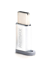 Преходник Micro USB към USB 3.1 Type-C, Remax RA-USB1, сребрист - 17158