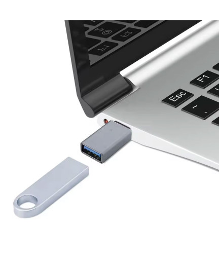 Преходник DeTech, USB (F) – USB C (M) OTG, Различни цветове - 17855