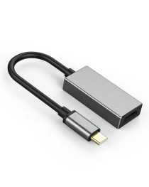 Преходник DeTech, USB-C - HDMI (F), 4K, 30Hz, Сив - 17834