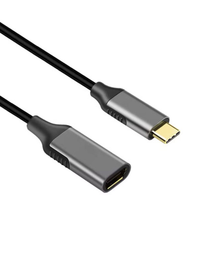 Преходник DeTech, USB-C – DP 4K, 60Hz, Черен - 17837