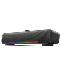 Тонколона Onikuma L16, 2x5W, Bluetooth, USB, RGB, Черен - 22218