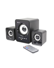 Тонколони Kisonli U-2800BT, Bluetooth, 5W+2x3W, USB, Черен - 22151