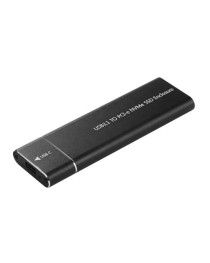 Кутия за SSD DeTech, M.2 SSD NVMe, USB3.1 Type-C, Черен - 17863