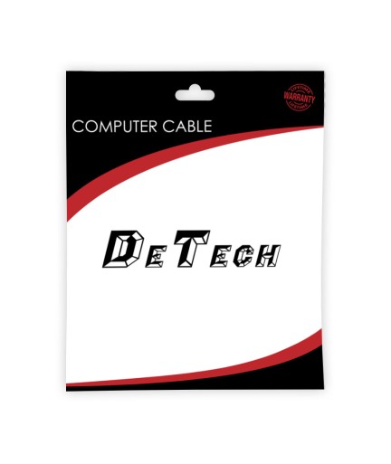 Оптичен аудио кабел DeTech, Toslink, 1.5м, Черен - 18354