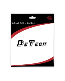 Преходник DeTech Mini DP M - DVI F, 10см, Бял - 18156