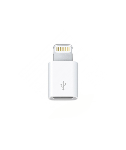 Преходник No brand, Micro USB към Lightning, Бял - 14978