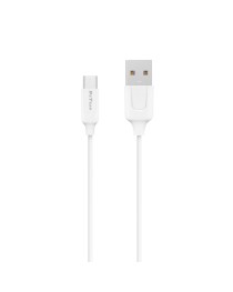 Мрежово зарядно устройство DeTech DE-09M, 5V/2.4A, 220V,2 x USB, С Micro USB кабел, 1.0m, Бял - 14140